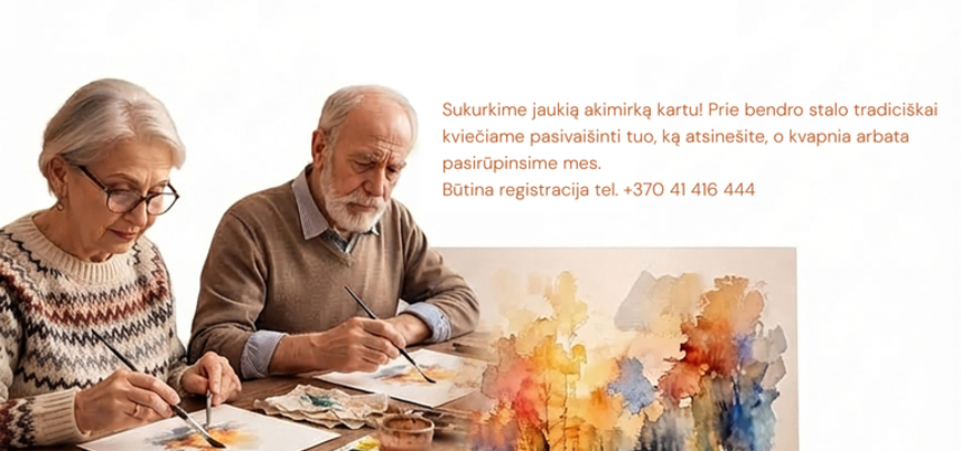 RUDENS SPALVOS IR EMOCIJOS: SENJORŲ KŪRYBOS VAKARAS